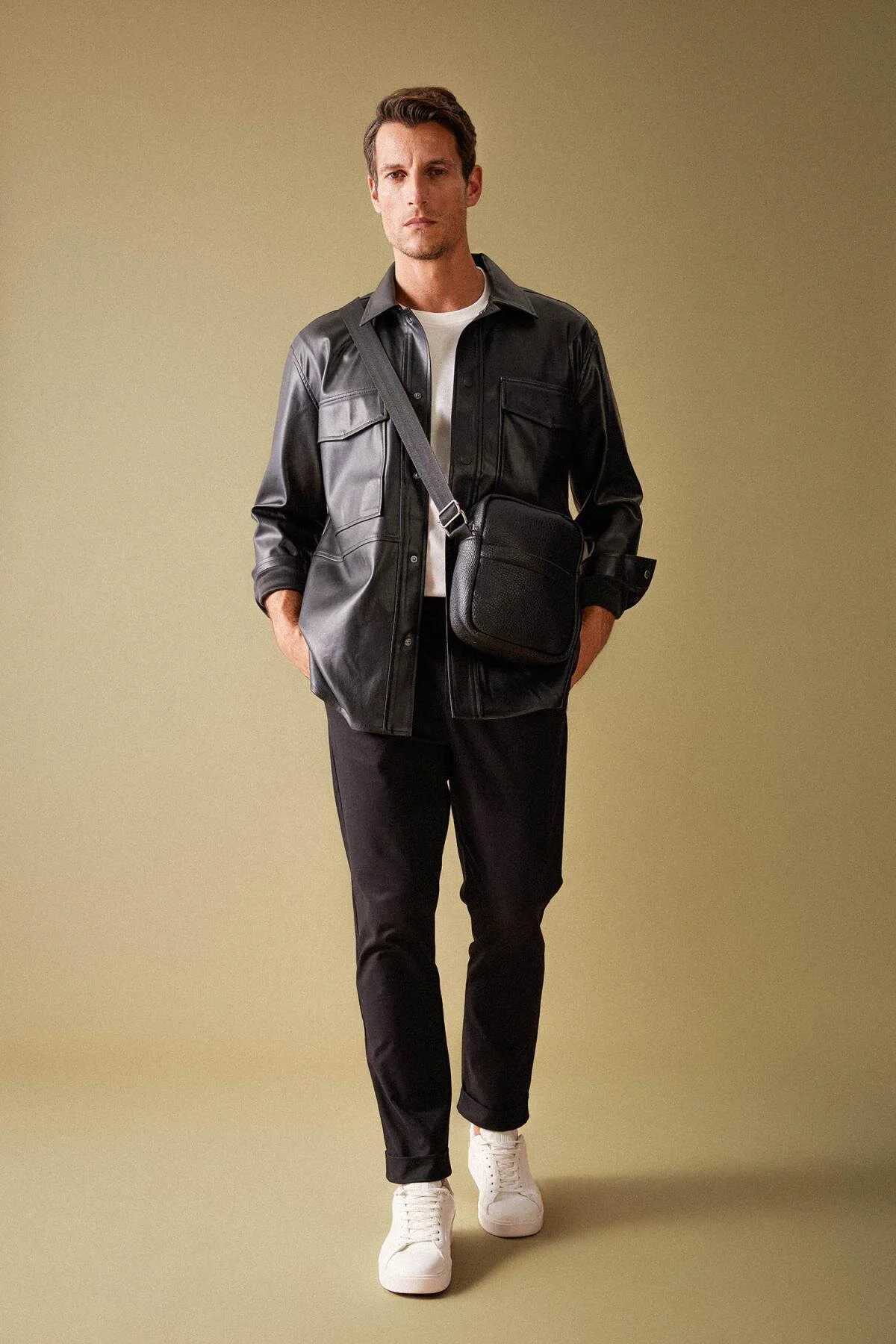 شلوار گاباردین با تناسب معمولی